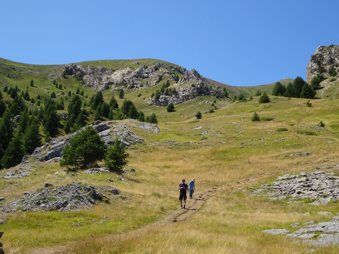Pic de Morgon : descente dans le cirque