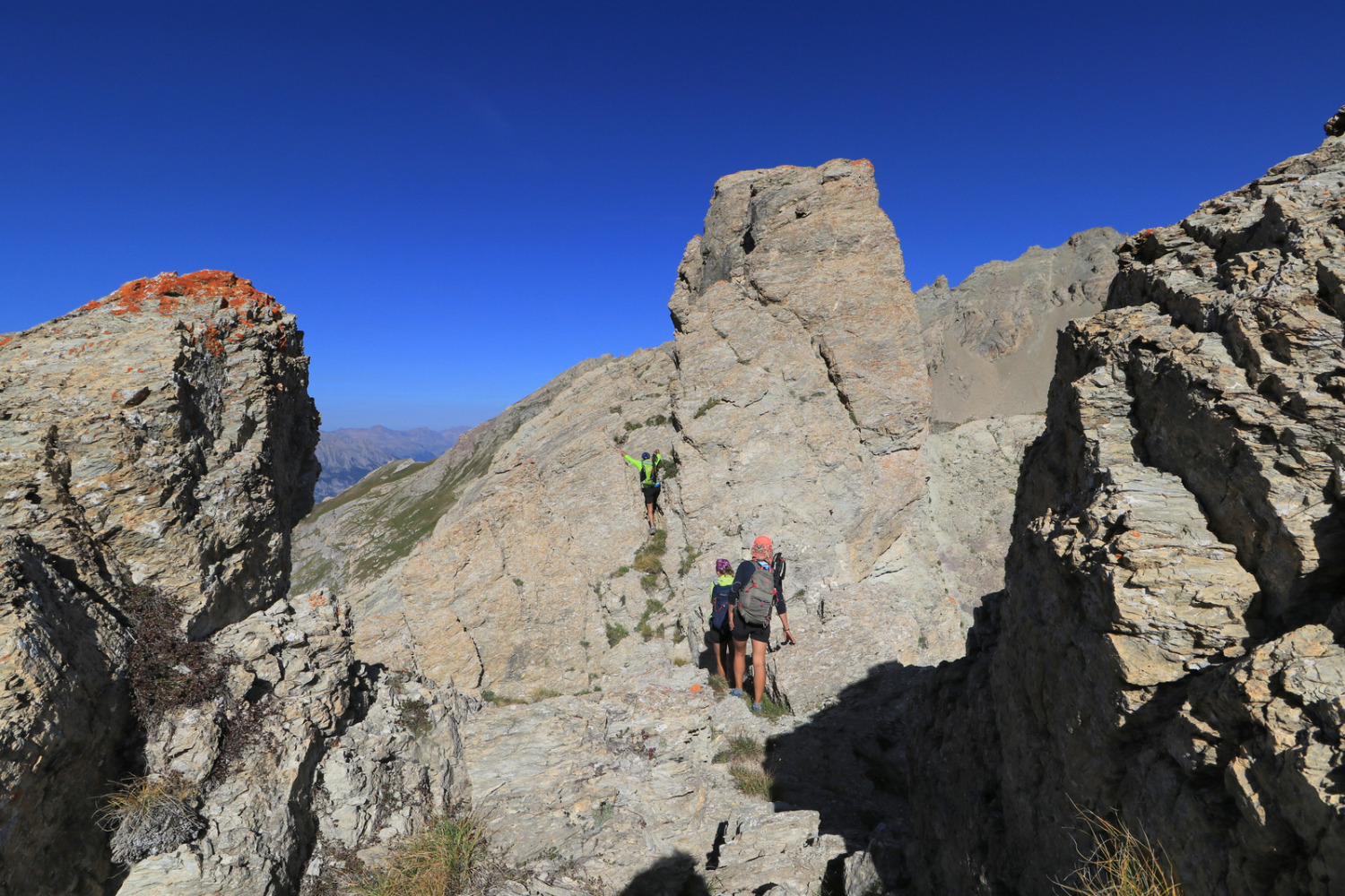 Pic du Beal Traversier et crete du Vacivier côté Arvieux