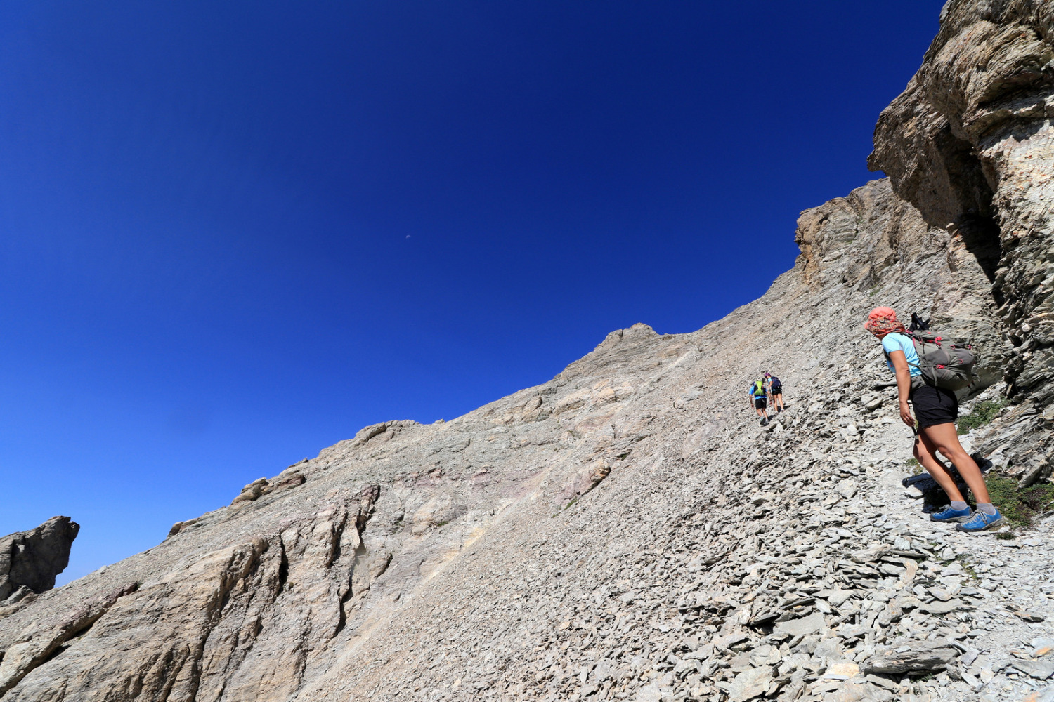 Pic du Beal Traversier et crete du Vacivier côté Arvieux