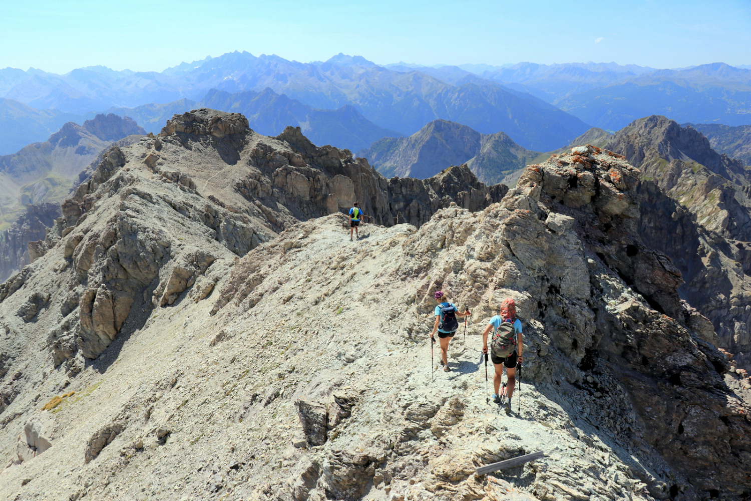 Pic du Beal Traversier et crete du Vacivier côté Arvieux