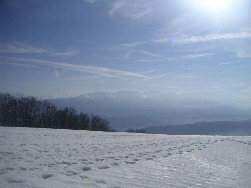piste de ski piétonne