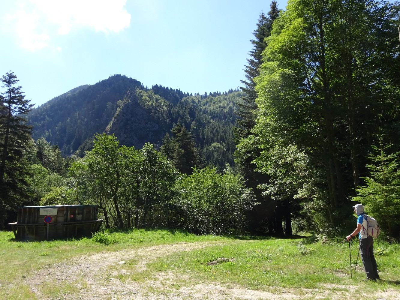 Piton et arÃªte Ouest en vue