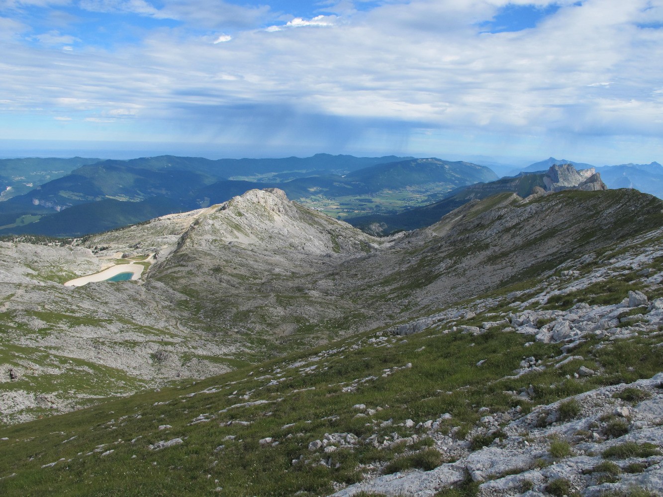 Plateau du Vercors et virgas