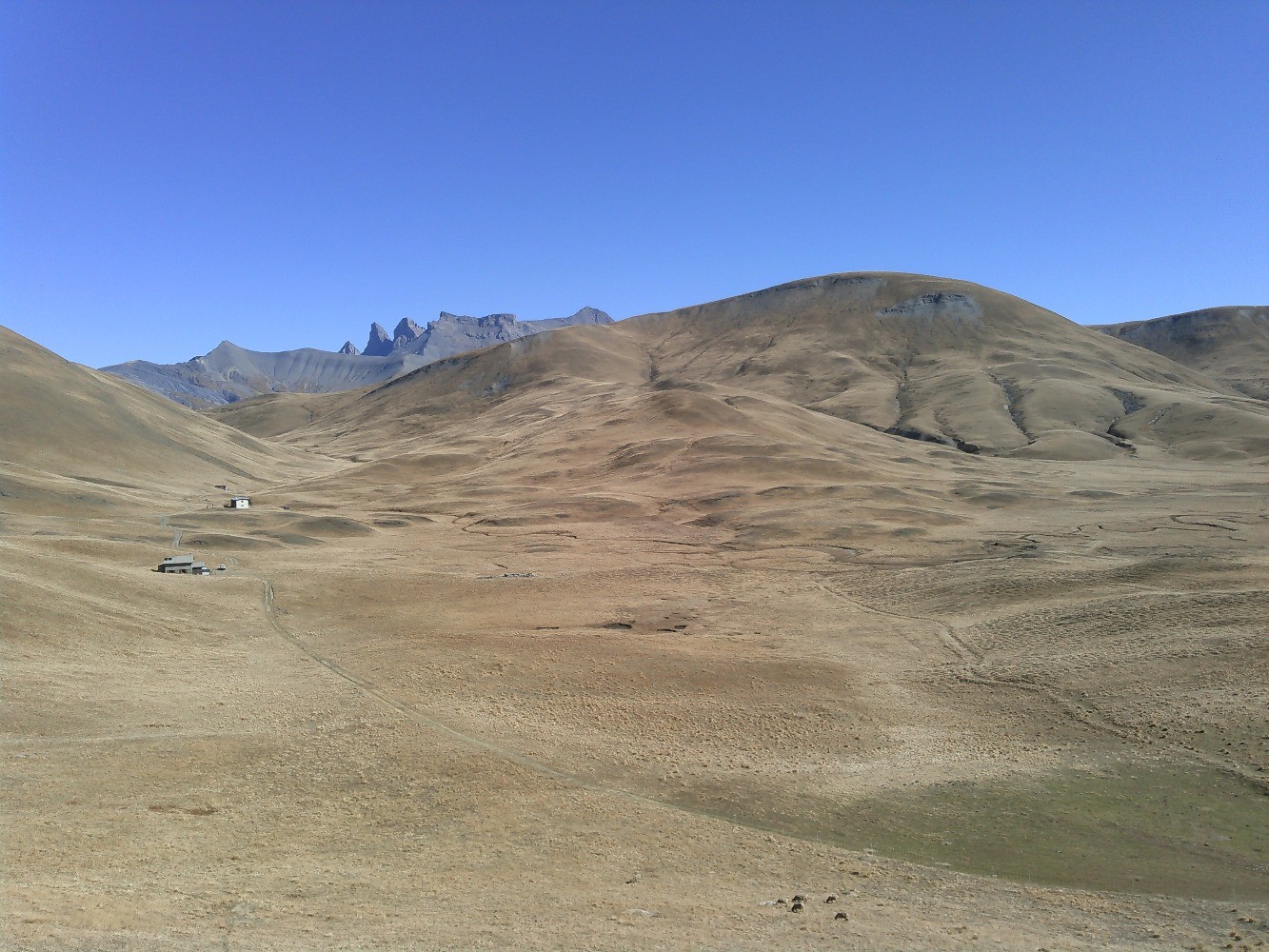 Plateau - Vue cotÃ© aiguilles d'Arves
