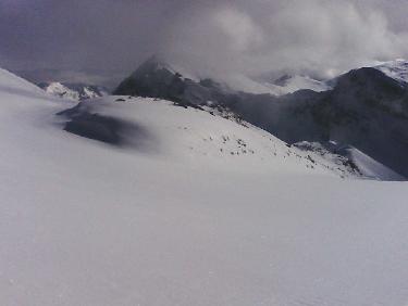 pointe de l'eyssina , dans le nuage