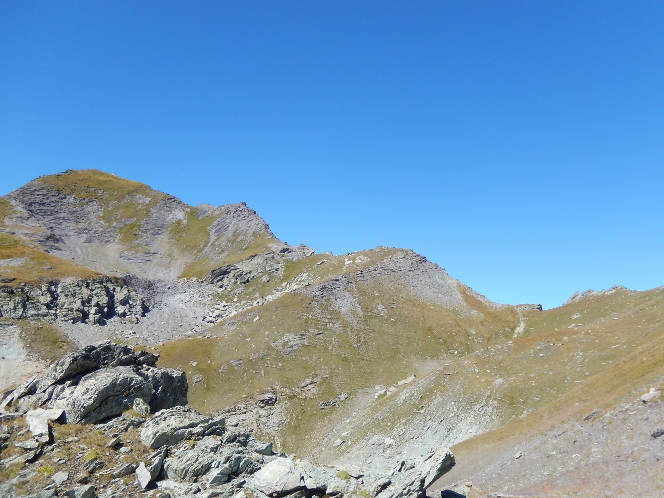 Pointe de Rochachille et col de la Baume Noire