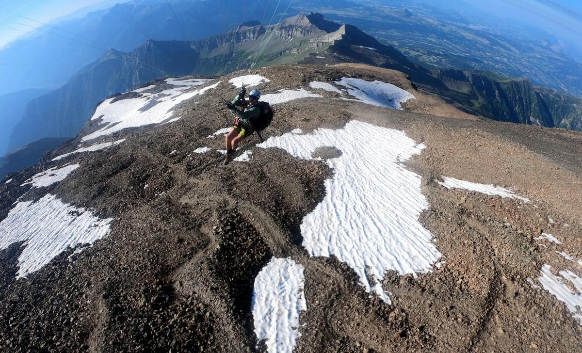 Pour fuir la canicule ( 8h30 vol en short et même pas froid)
