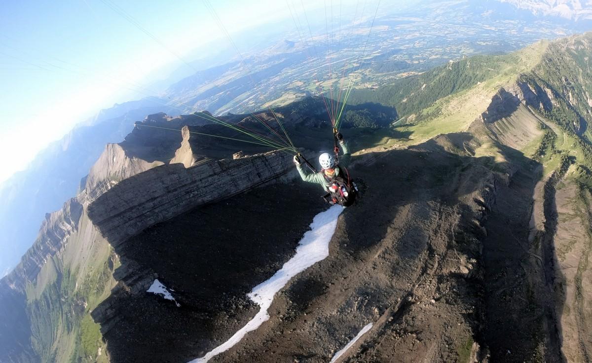 Pour fuir la canicule ( 8h30 vol en short et même pas froid)