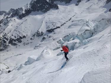 Poursuite de la descente