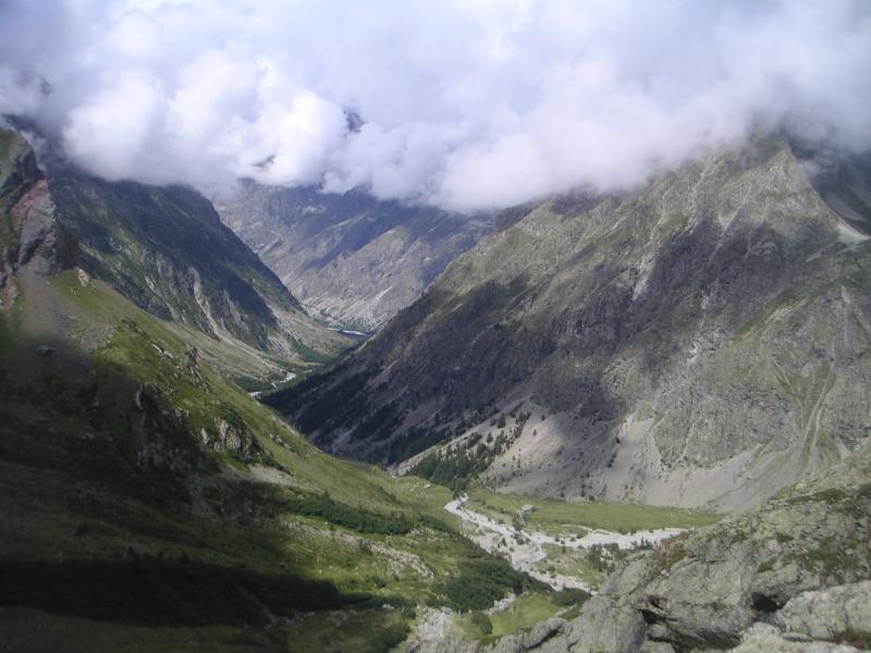 pré de la Chaumette vu d'en haut