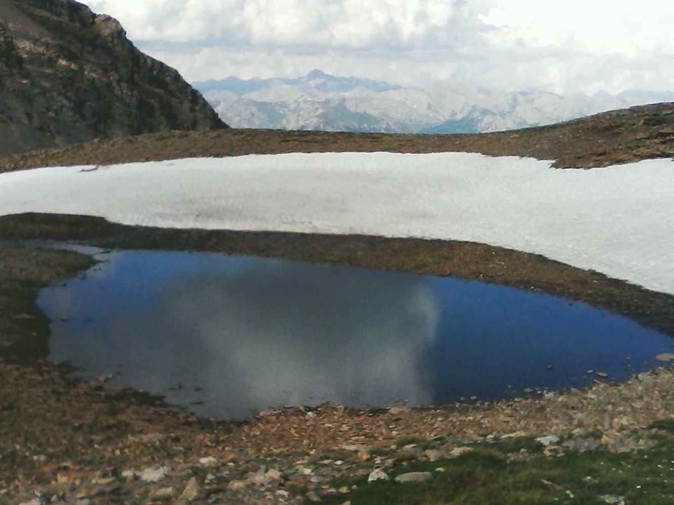premier lac- direction grand pic de rochebrune