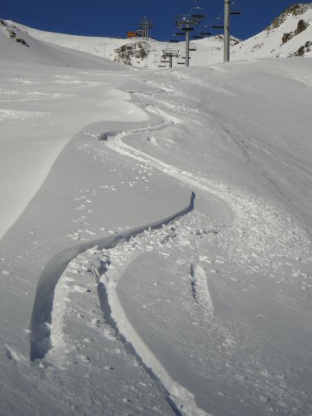 premiere descente piste des Roberts