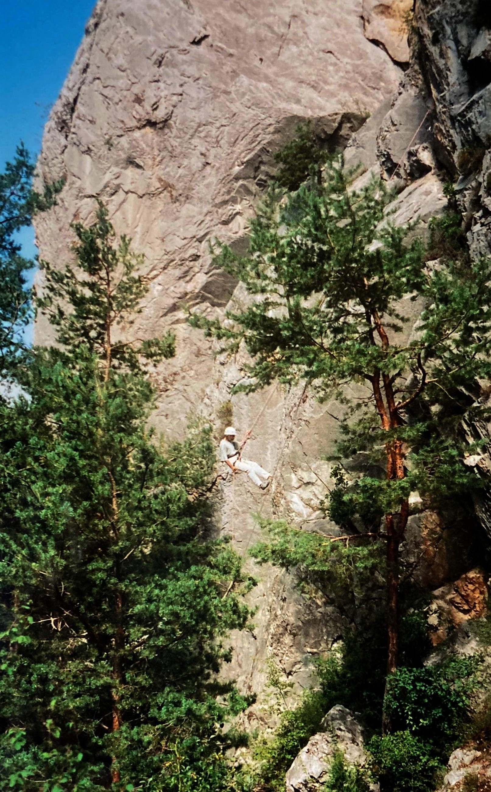 Prépa au site d'escalade de Méolans