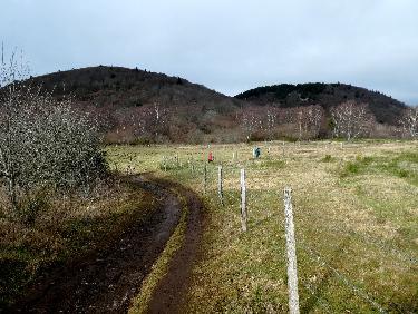 Puy des Goules Ã  gauche et Grand Sarcoui Ã  droite