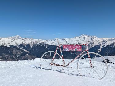 Col de la Loze Par la piste ski rando de Courchevel 