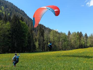 Dôme de la Girotte (au dessus du barrage éponyme) depuis les Granges