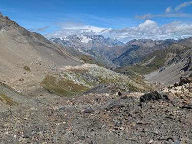 Brèche de Parozan Depuis le Cormet de Roselend 