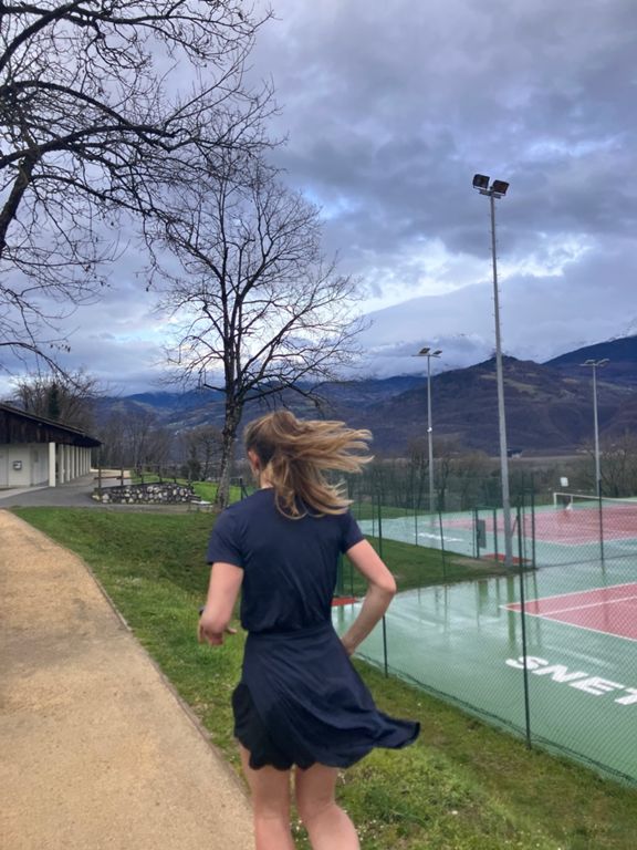 Trail dans l'après-midi