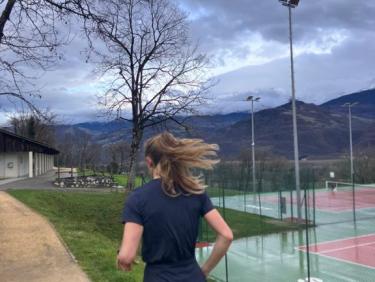 Trail dans l&apos;après-midi