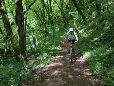 Magnifique sortie VTT avec des passages bien 