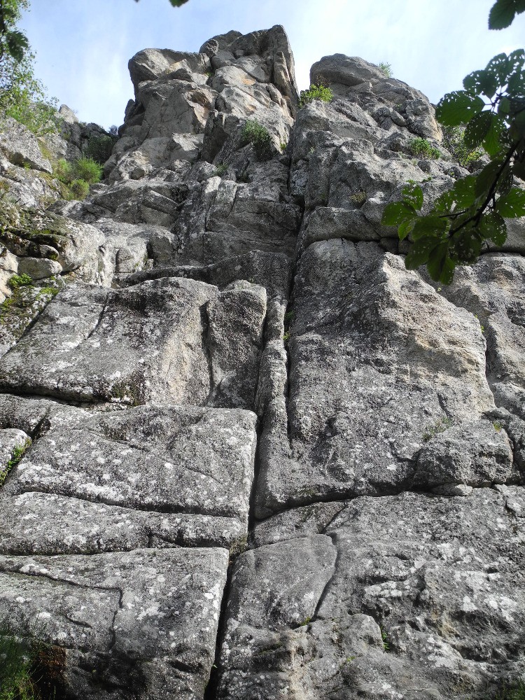 Quelques voies d'escalade