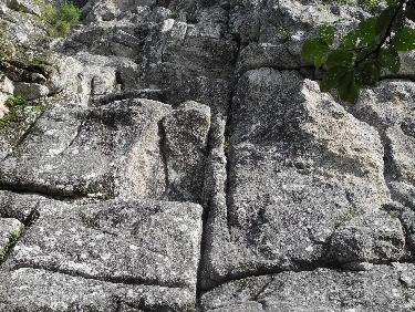 Quelques voies d'escalade