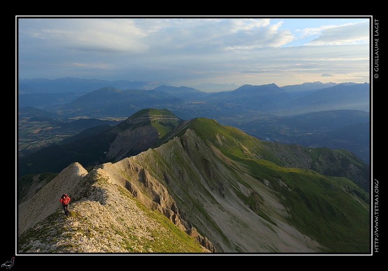 Rayon de soleil sur l'arête de Rattier