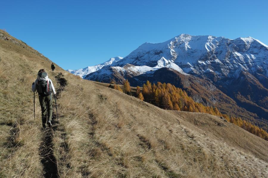 Retour vers le Perron roux