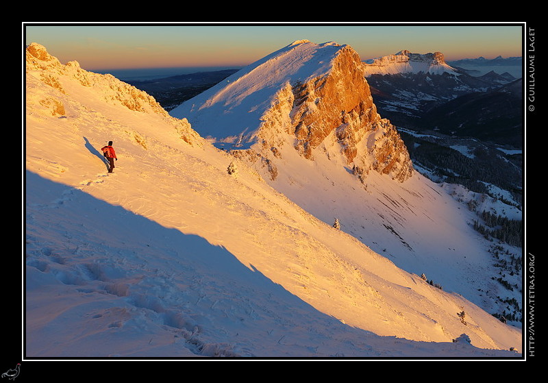 Roche Blanche et les pentes du Veymont