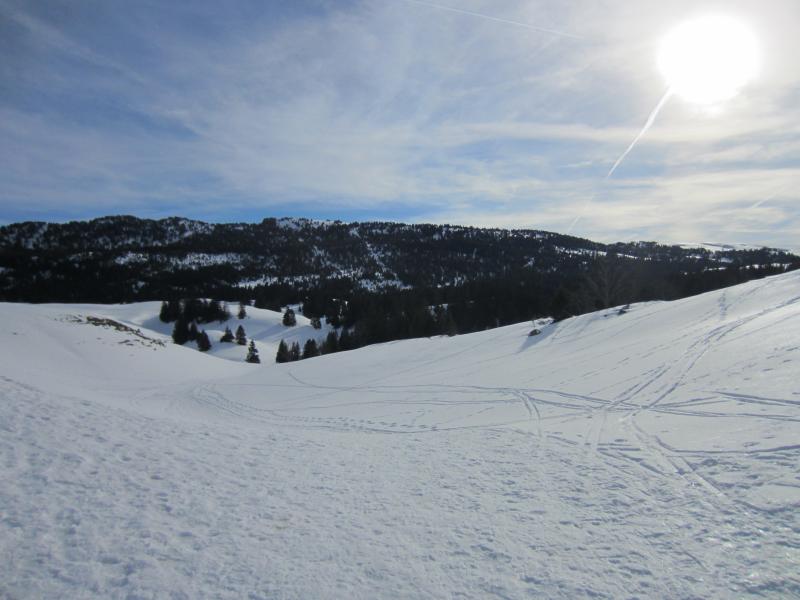 Rochers des Belles Ombres depuis le col