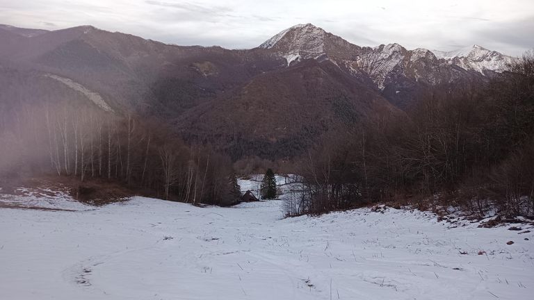 Ski de randonnée à Guzet au départ du Col de Latrape