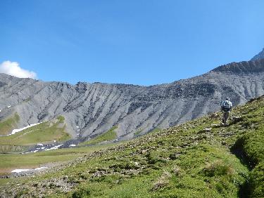 Raccourci vers le col de Gouiran