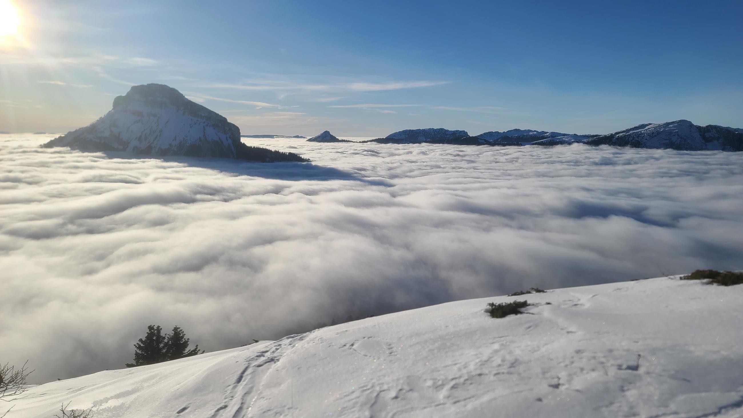Randonnée au-dessus des nuages