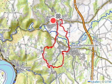Randonnée le matin du potier en couple