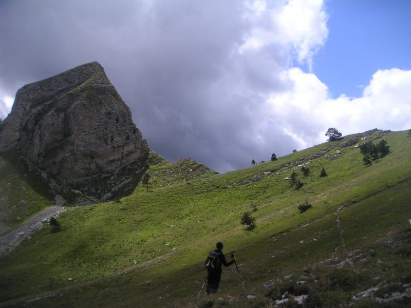 remontée au col de Plate Contier