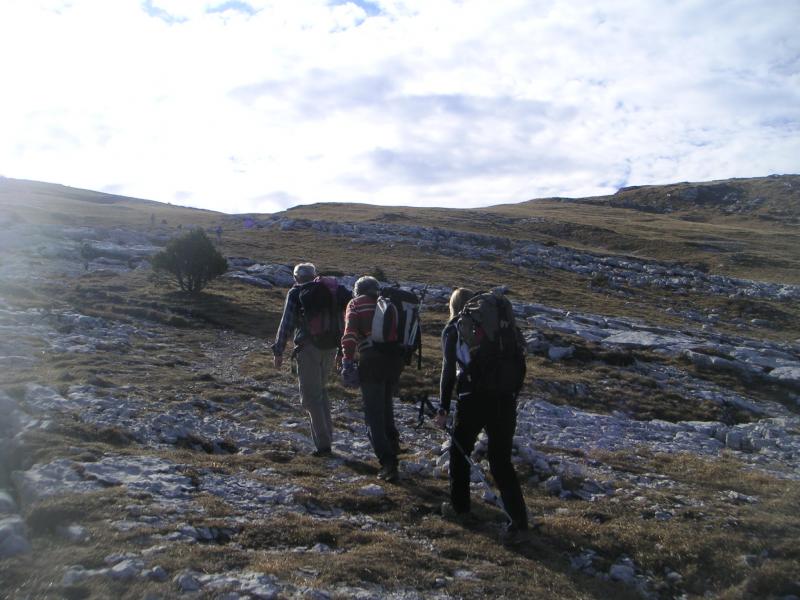 remontée au sommet
