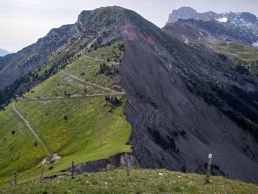 Au col de la Breche, vue sur l Obiou