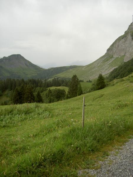 retour au col de l'arpettaz