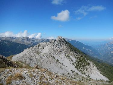 Roche BÃ©nite, vue au-dessus du col de SÃ©olane