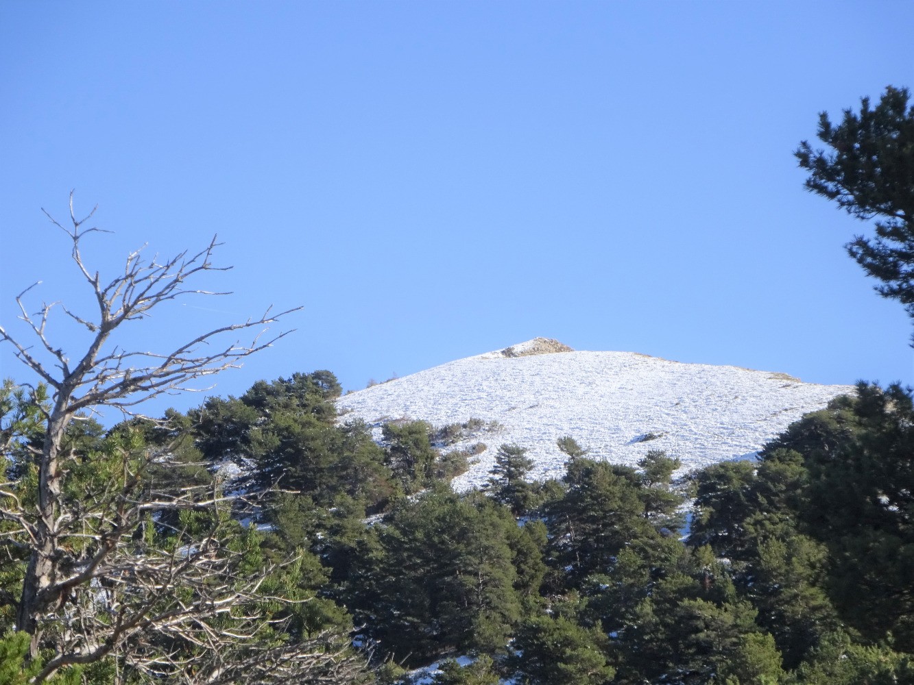 Roche Cline, son versant nord-ouest