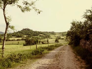 Roche-en-RÃ©gnier depuis la sortie de Saint-Maurice-de-Roche