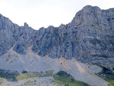 Roche Rousse par le couloir Est de droite