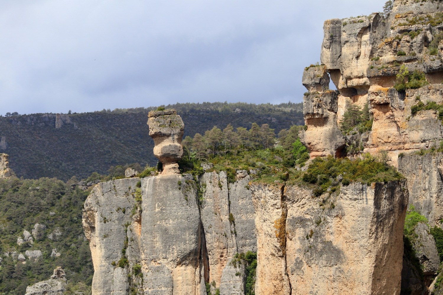 Les Vases de Chine et de SÃ¨vres depuis le Balcon du Causse Noir en face
