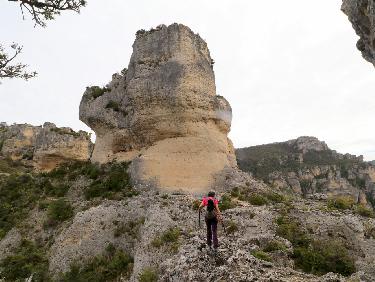 Rocher de Capluc, Sentier Brunet et Balcon du vertige