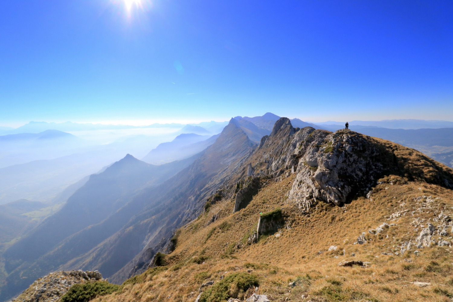 Rochers de l'Ours au départ de Saint Ange