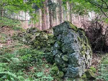 Ruine et croix de Gourney