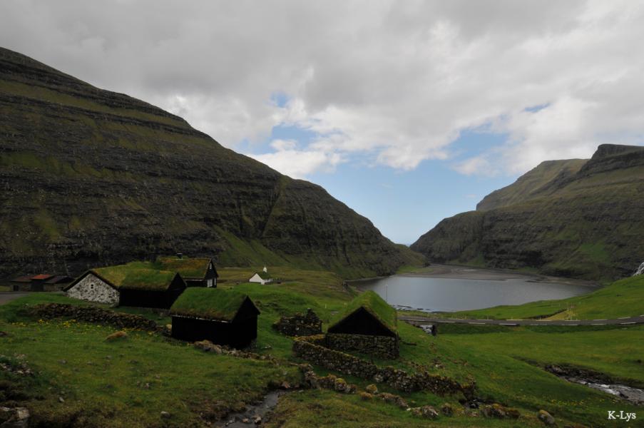 Saksun et la lagune