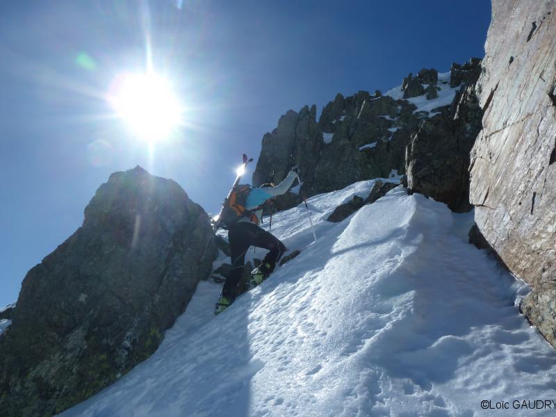 Sam sur l'arête N