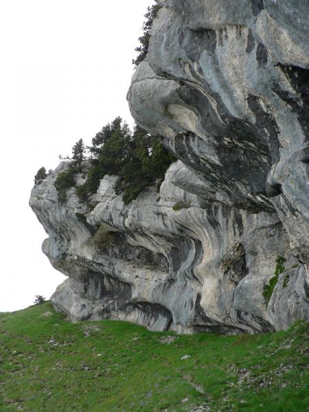 Sculpture naturelle entre Montbrun et Rocheplane