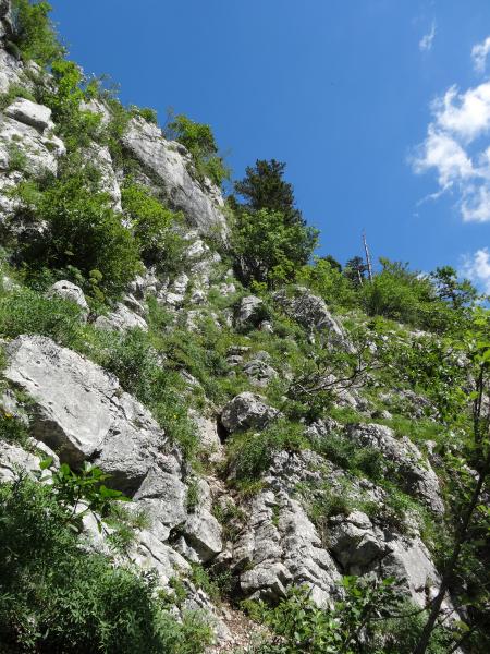 Sente escalade Combeauvieux